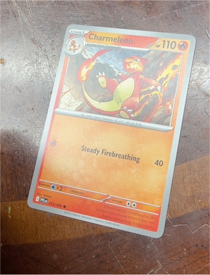 2025 Pokemon ME02: Phantasmal Flames #012 Charmeleon — front