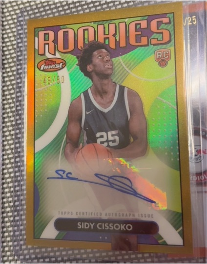 2023-24 Topps Finest #RFA-SC Sidy Cissoko — front