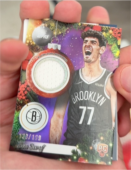 2025 Topps Holiday #PR-BS Ben Saraf — front