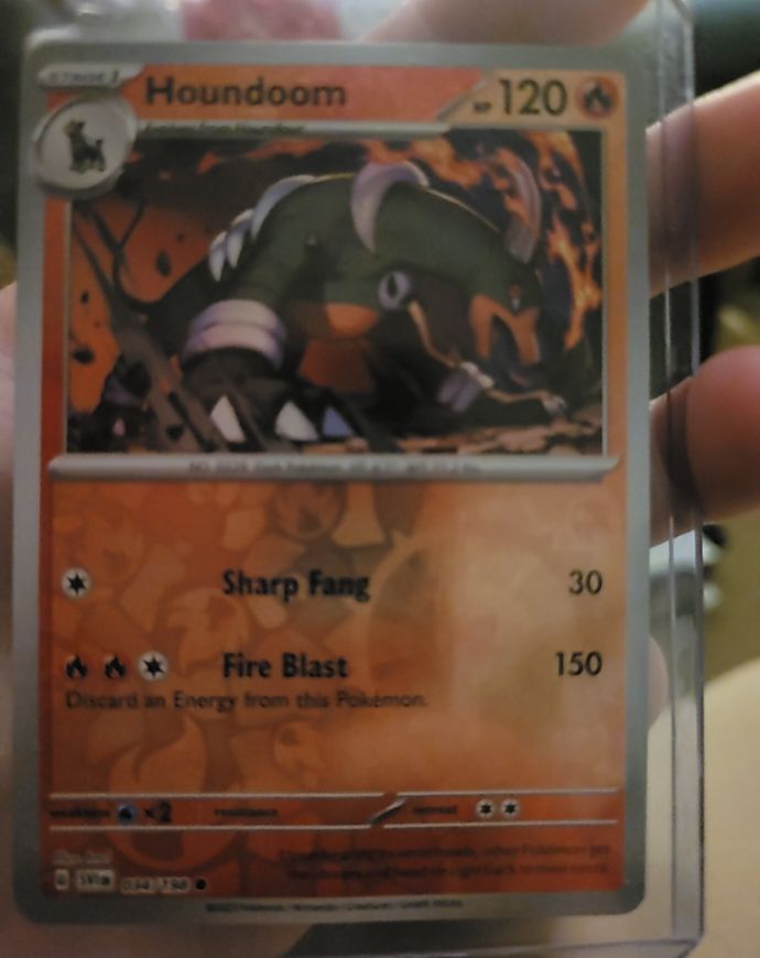 2023 Pokémon TCG Scarlet & Violet #034 Houndoom — front