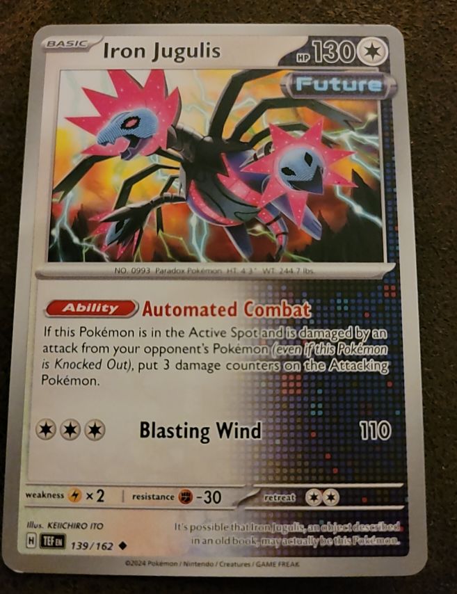 2024 Pokemon SV05: Temporal Forces #139 Iron Jugulis — front
