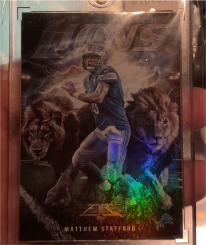 2014 Topps Fire Into the Wild #ITW-MS Matthew Stafford — front