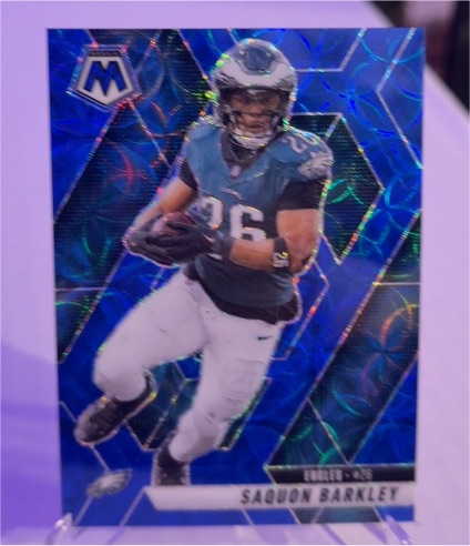 2025 Panini Mosaic #212 Saquon Barkley — front