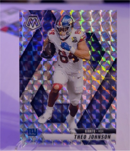 2025 Panini Mosaic #217 Theo Johnson — front