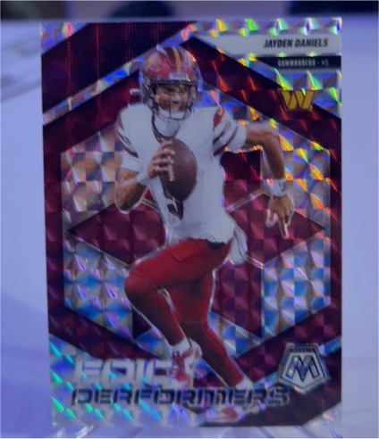 2025 Panini Mosaic Epic Performers #20 Jayden Daniels — front