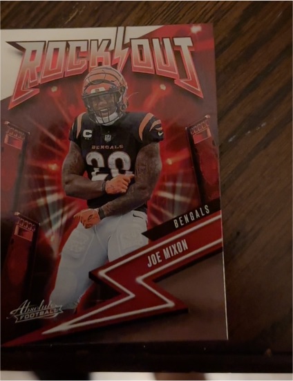2023 Panini Absolute Football Rock Out #18 Joe Mixon — front