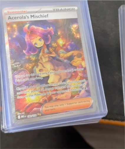 2025 Pokémon Mega Evolution #183 Acerola's Mischief — front