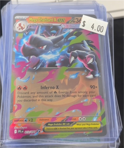 Mega Charizard X ex ME02: Phantasmal Flames #013/094 — front