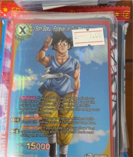 2022 Dragon Ball Super Card Game #BT11-093 Son Goku, Forever in Our Memories — front