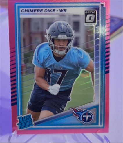 2025 Donruss Optic #387 Chimere Dike — front