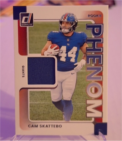 2025 Donruss #RPJ-CSO Cam Skattebo Rookie Phenom — front