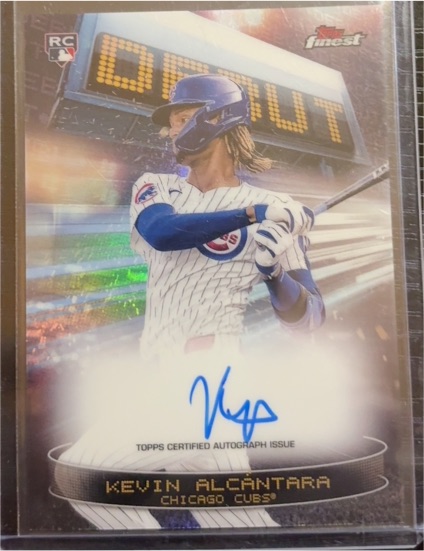 2025 Topps Finest Debut #D-24 Kevin Alcantara — front