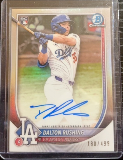 2025 Bowman Chrome #CRA-DR Dalton Rushing — front