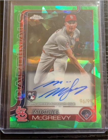2025 Topps Chrome #RA-MMC Michael McGreevy — front