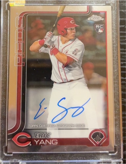 2025 Topps Chrome #RA-YANG Eric Yang — front