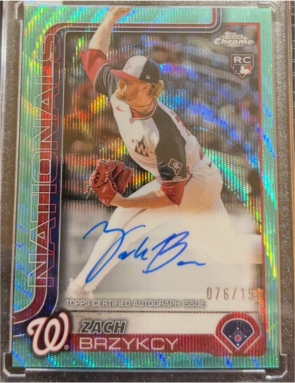 2025 Topps Chrome #RA-ZB Zach Brzykcy — front