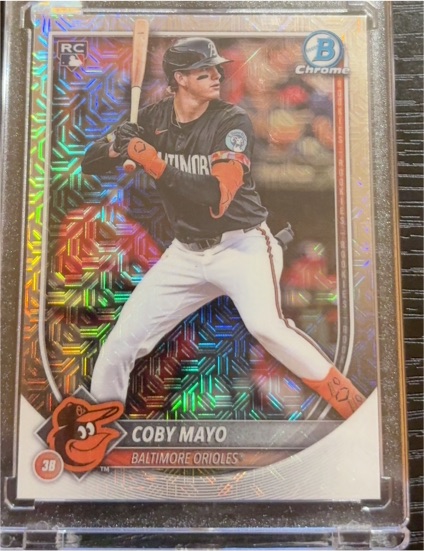 2025 Bowman Chrome #37 Coby Mayo — front