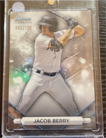 2023 Bowman Sterling #BSP-66 Jacob Berry — front