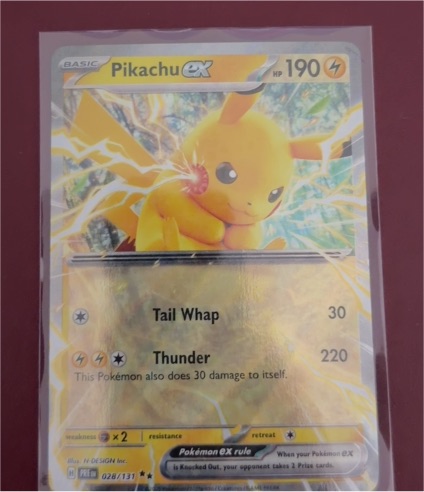 2025 Pokemon TCG Prismatic Evolutions #028 Pikachu EX — front