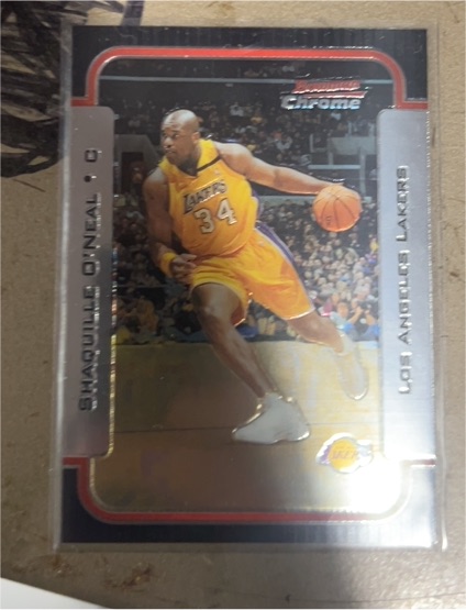 2003-04 Bowman Chrome #50 Shaquille O'Neal — front