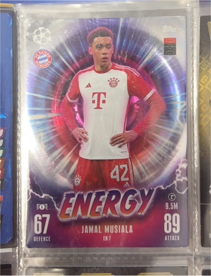 2023-24 Topps Match Attax #EN7 Jamal Musiala — front