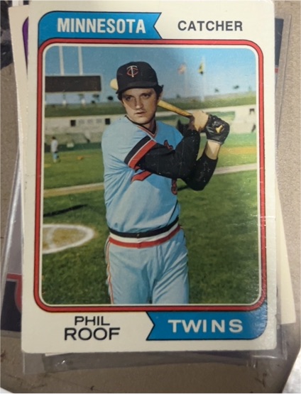 1974 Topps #388 Phil Roof — front