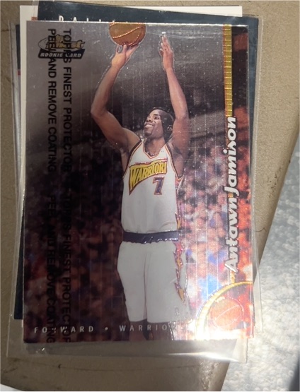 1998-99 Topps Finest #229 Antawn Jamison Rookie Golden State Warriors — front