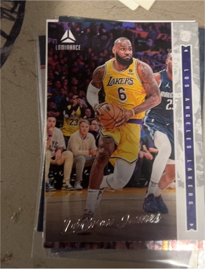 2021-22 Panini Chronicles Luminance #259 LeBron James — front