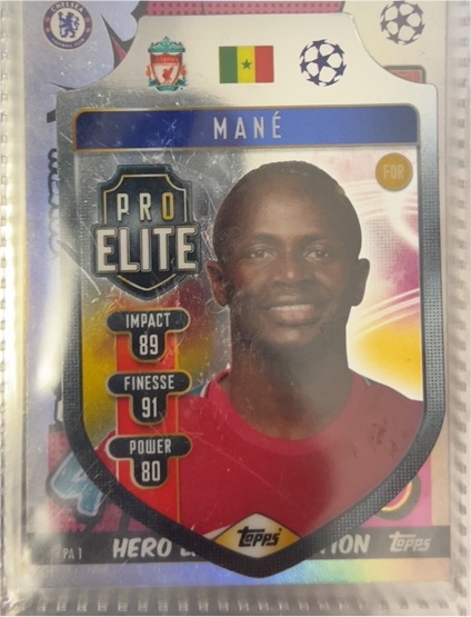 2021-22 Topps Match Attax Pro Elite #SH6 Sadio Mané — front