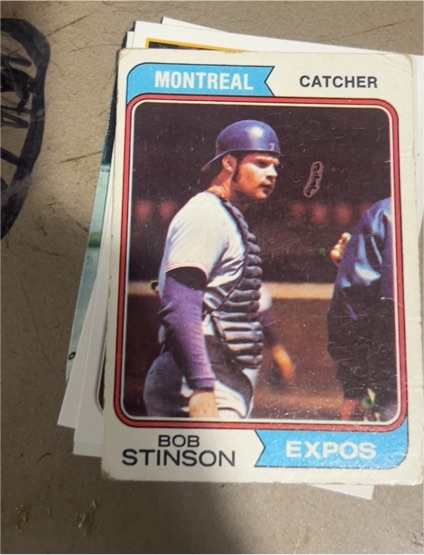 1974 Topps #653 Bob Stinson — front