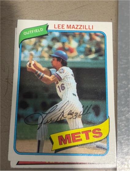 1980 Topps #25 Lee Mazzilli — front