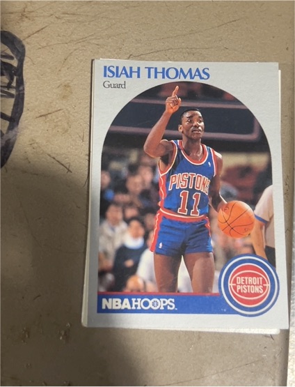 1990-91 NBA Hoops #111 Isiah Thomas — front