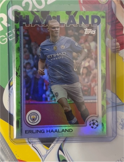 2024-25 Topps UEFA #9 Erling Haaland — front