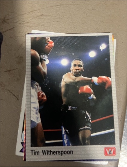 1991 AW Sports All World Boxing #45 Tim Witherspoon — front