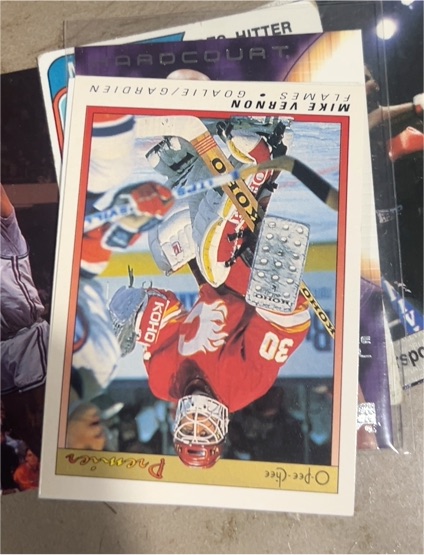 1990 O-Pee-Chee Premier #126 Mike Vernon — front