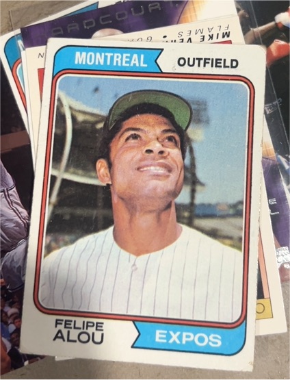 1974 Topps #485 Felipe Alou — front