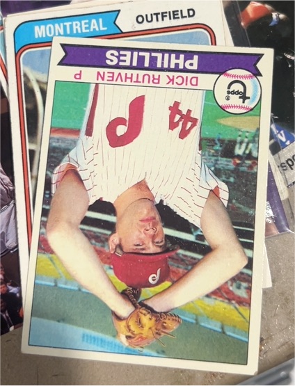 1979 Topps #419 Dick Ruthven — front