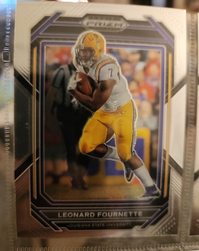 2022 Panini Prizm Leonard Fournette Louisiana State University — front