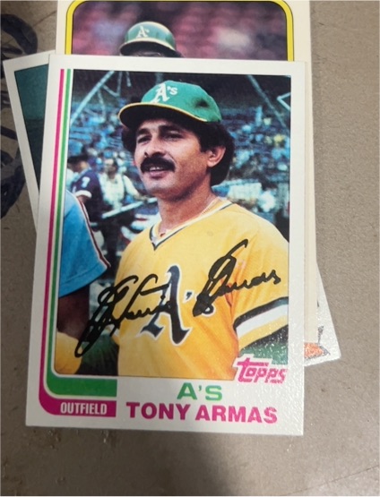 1982 Topps #60 Tony Armas — front