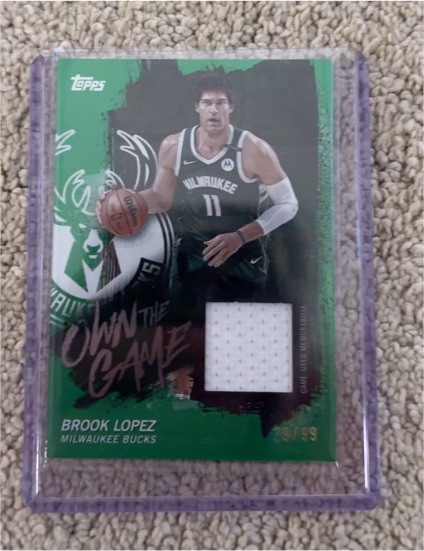 2025 Topps Basketball Own The Game #OTGA-BL Brook Lopez — front
