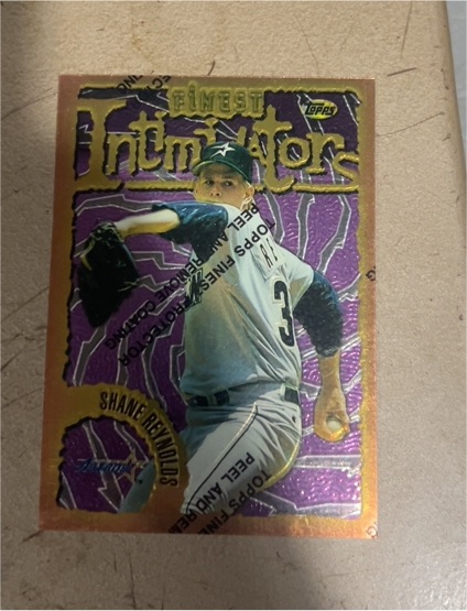 1996 Topps Finest Intimidators #31 Shane Reynolds — front