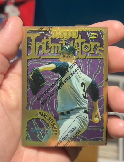 1996 Topps Finest Intimidators #31 Shane Reynolds — front