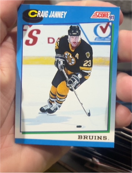 1991-92 Score Canadian #473 Craig Janney — front