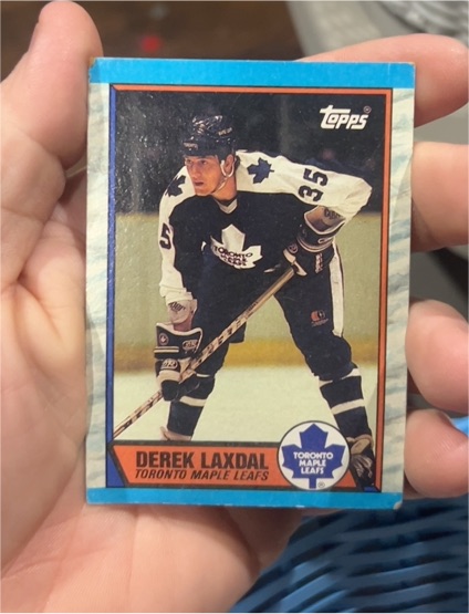 1989 Topps #169 Derek Laxdal — front