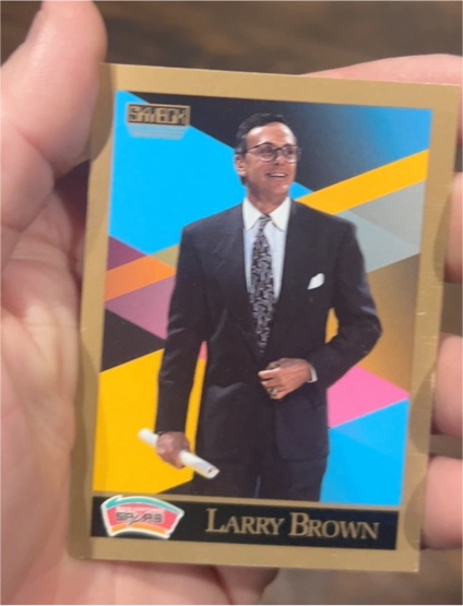 1990-91 SkyBox #324 Larry Brown — front