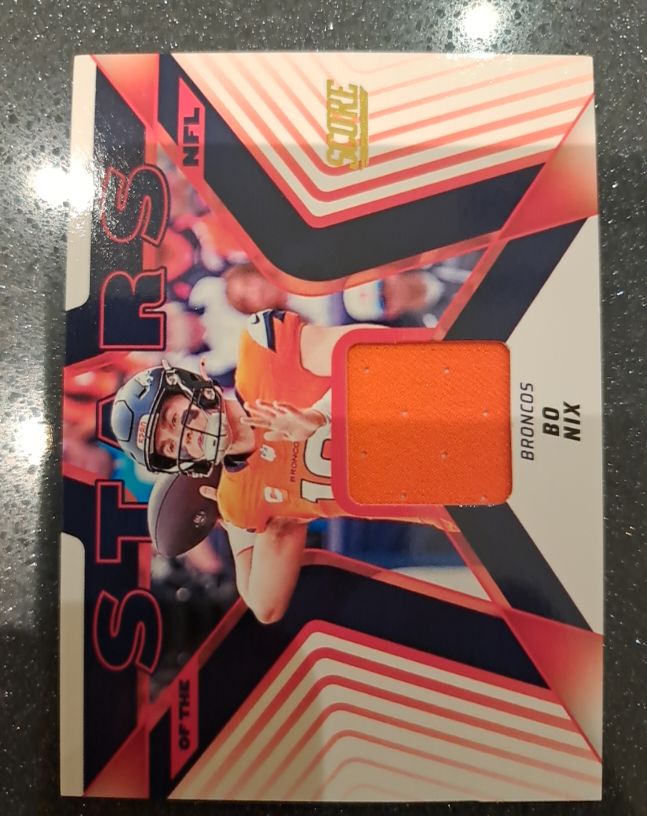 2025 Panini Score Stars of the NFL #SNJ-BNX Bo Nix — front