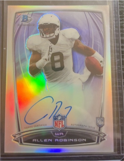 2014 Bowman Chrome Rookie Autographs #Allen Robinson — front