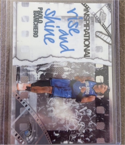2025-26 Topps Chrome #IP-16 Paolo Banchero Inspirational Rise and Shine — front