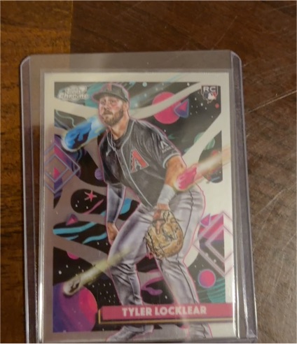 2025 Topps Cosmic Chrome #195 Tyler Locklear Rookie — front