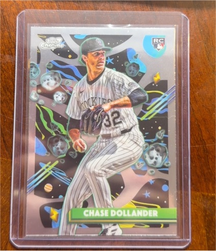 2025 Topps Chrome Cosmic #18 Chase Dollander — front